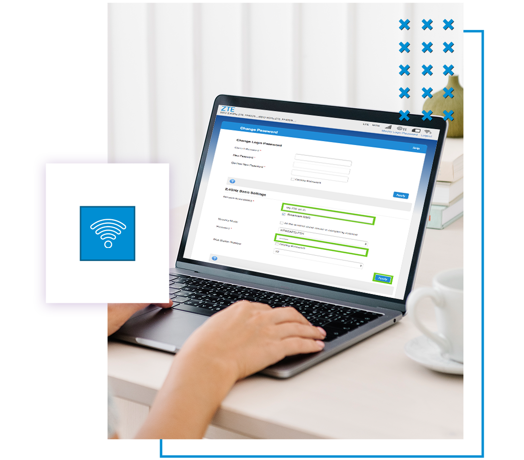 Change 192.168.1.1 ZTE Login Name and Password